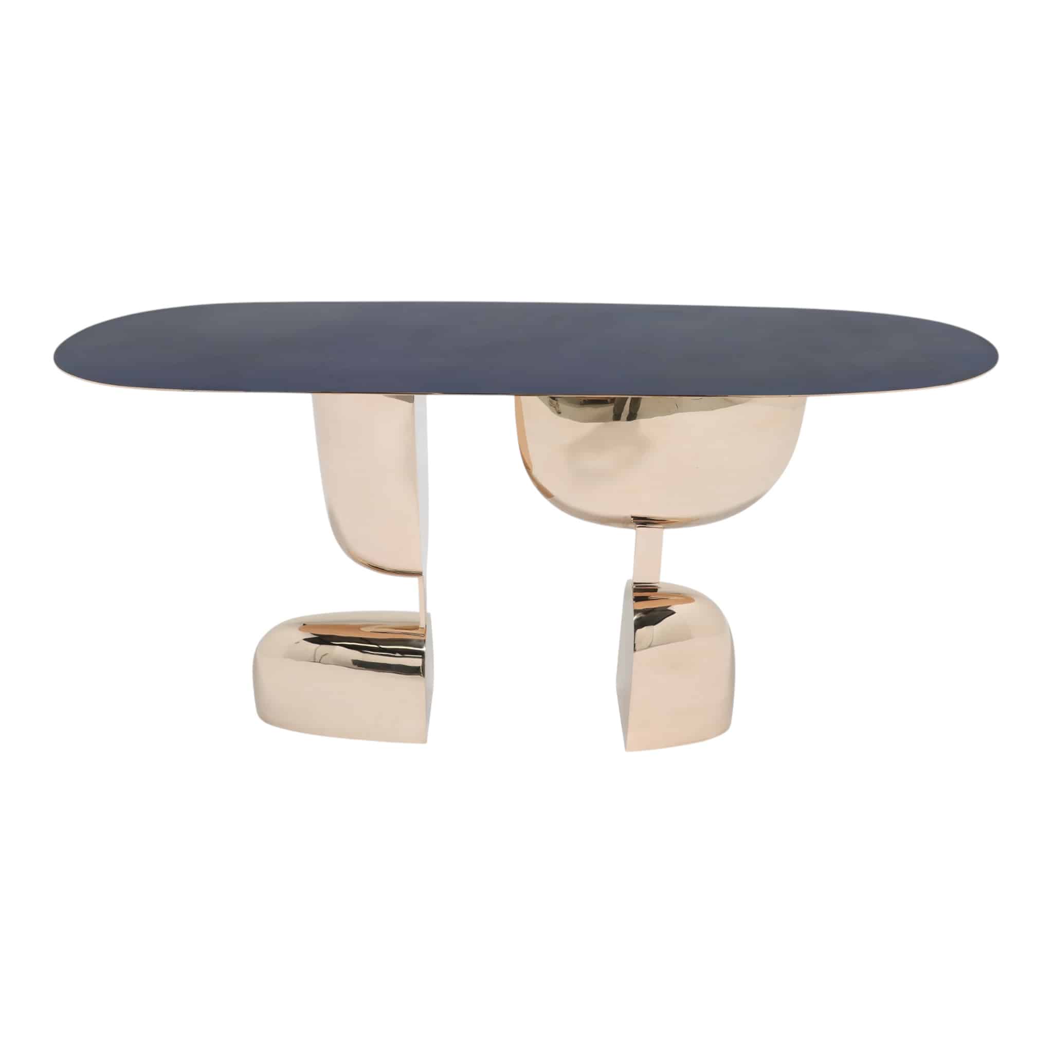 Top Top Two console table by Niamh Barry. White background.