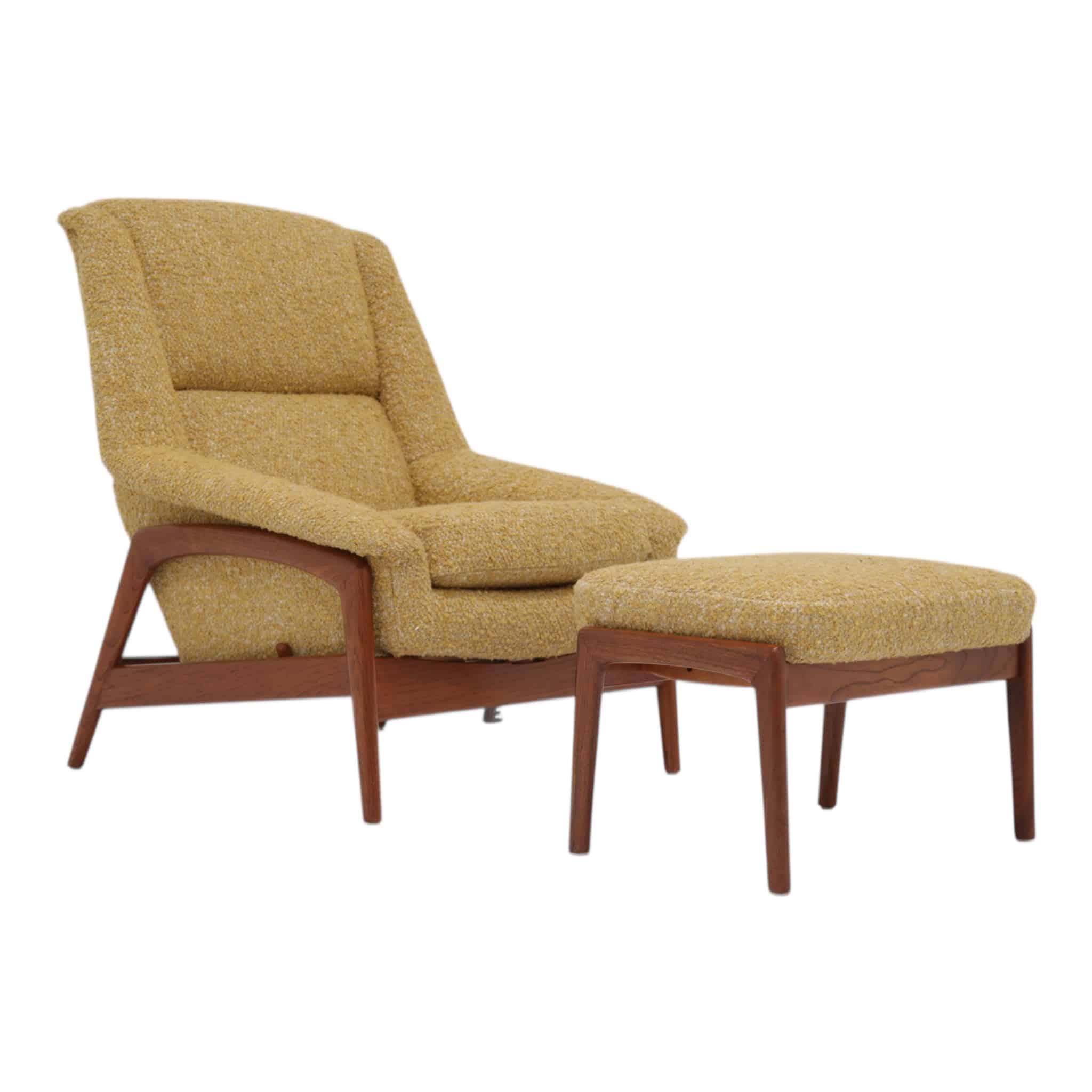 Folke Ohlsson Profil Chair and Ottoman