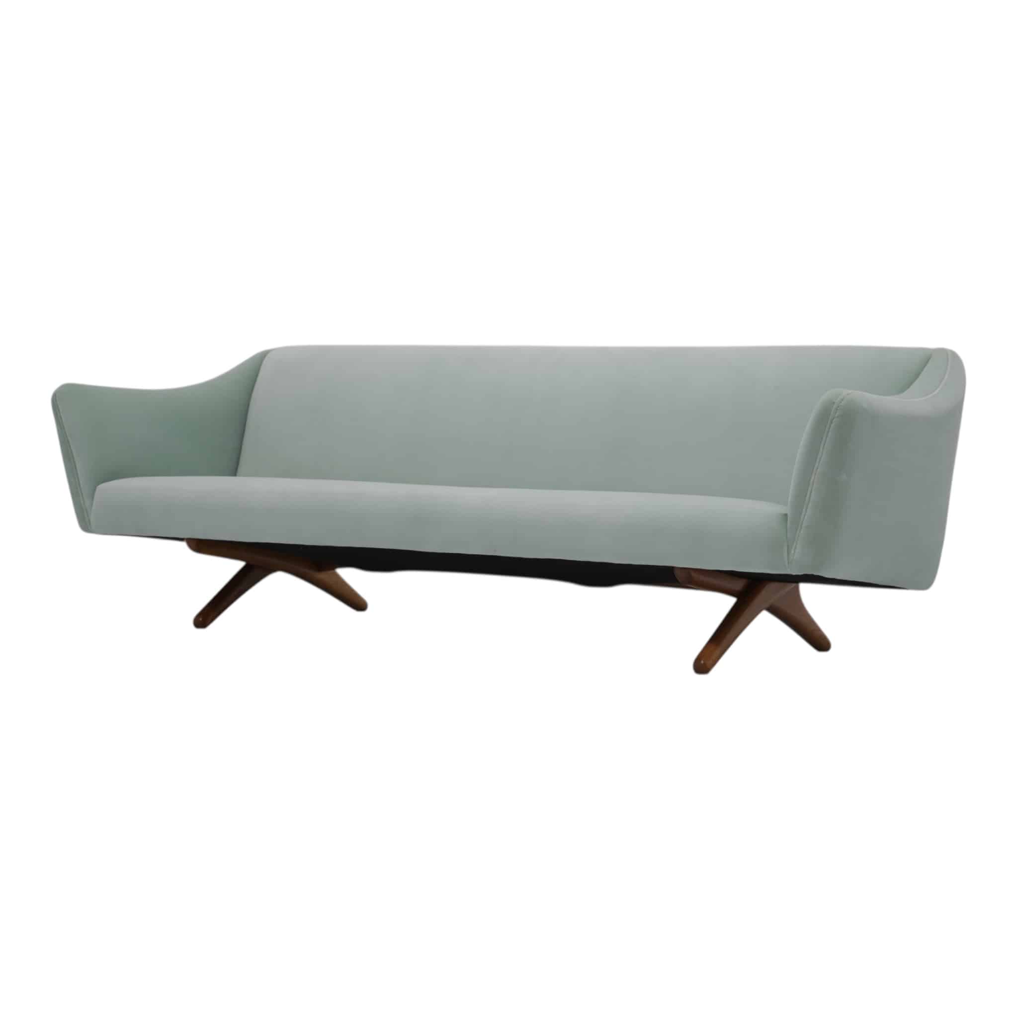 Vintage Mid-Century Three Seat Sofa ML-140 by Illum Wikkelso for A. Mikael Laursen, 1960s (1)