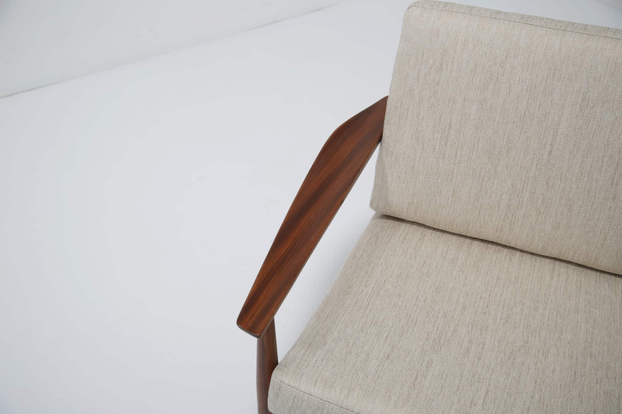 Pair of Vintage Danish Armchairs in teak by Arne Vodder for Glostrup, 1950s (9)