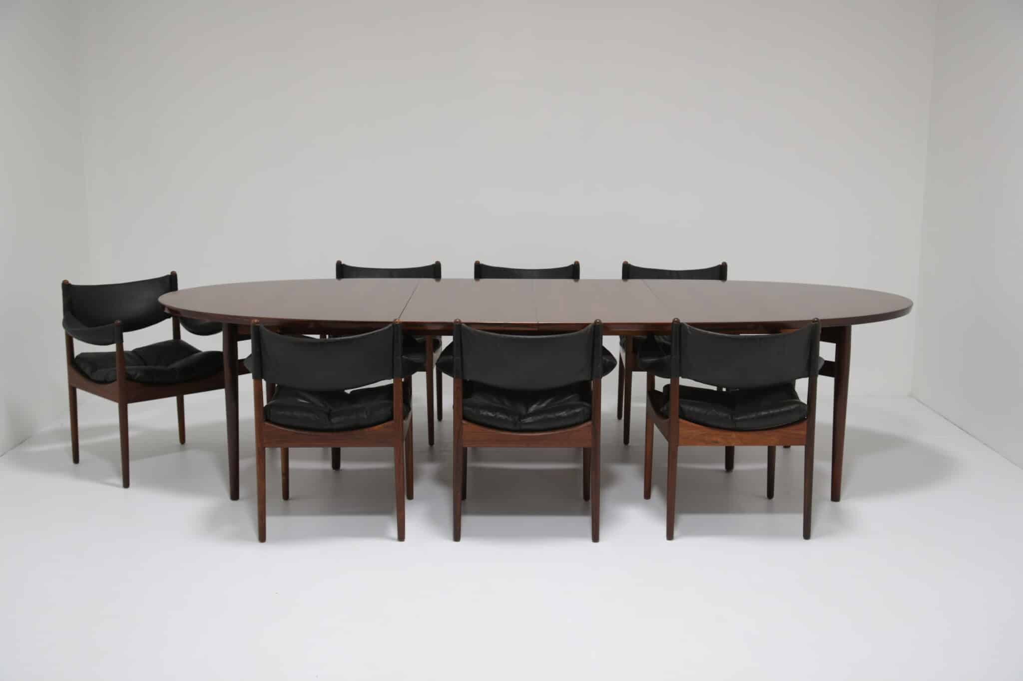Vintage Mid-century Rosewood Extending 10 Seater Dining Table by Arne Vodder Model 212 for Sibast Mobler (21)