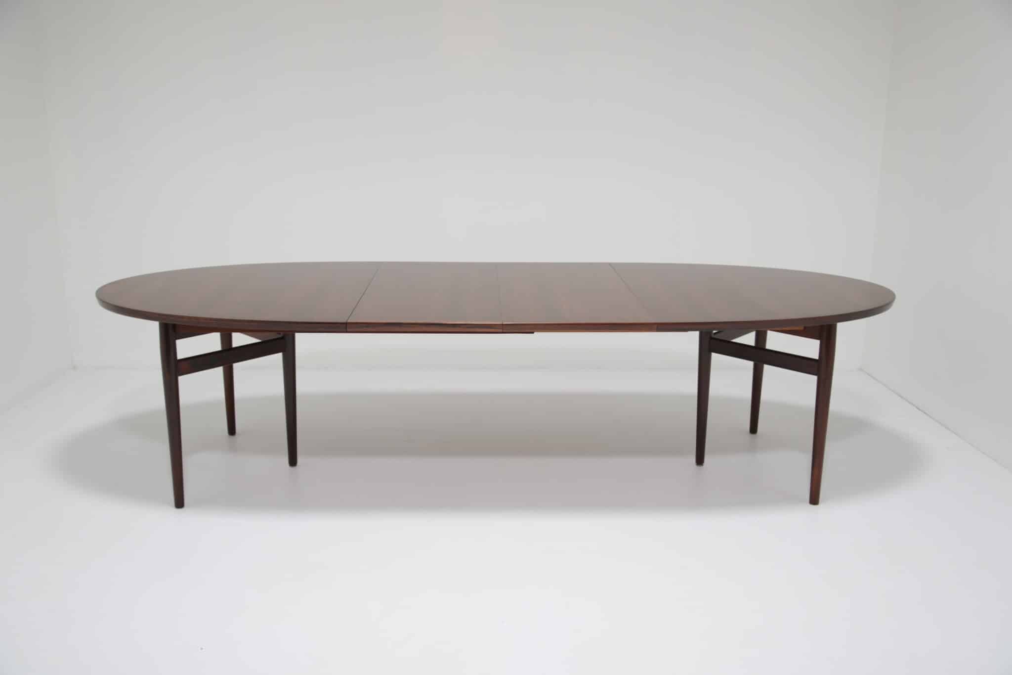 Vintage Mid-century Rosewood Extending 10 Seater Dining Table by Arne Vodder Model 212 for Sibast Mobler (9)