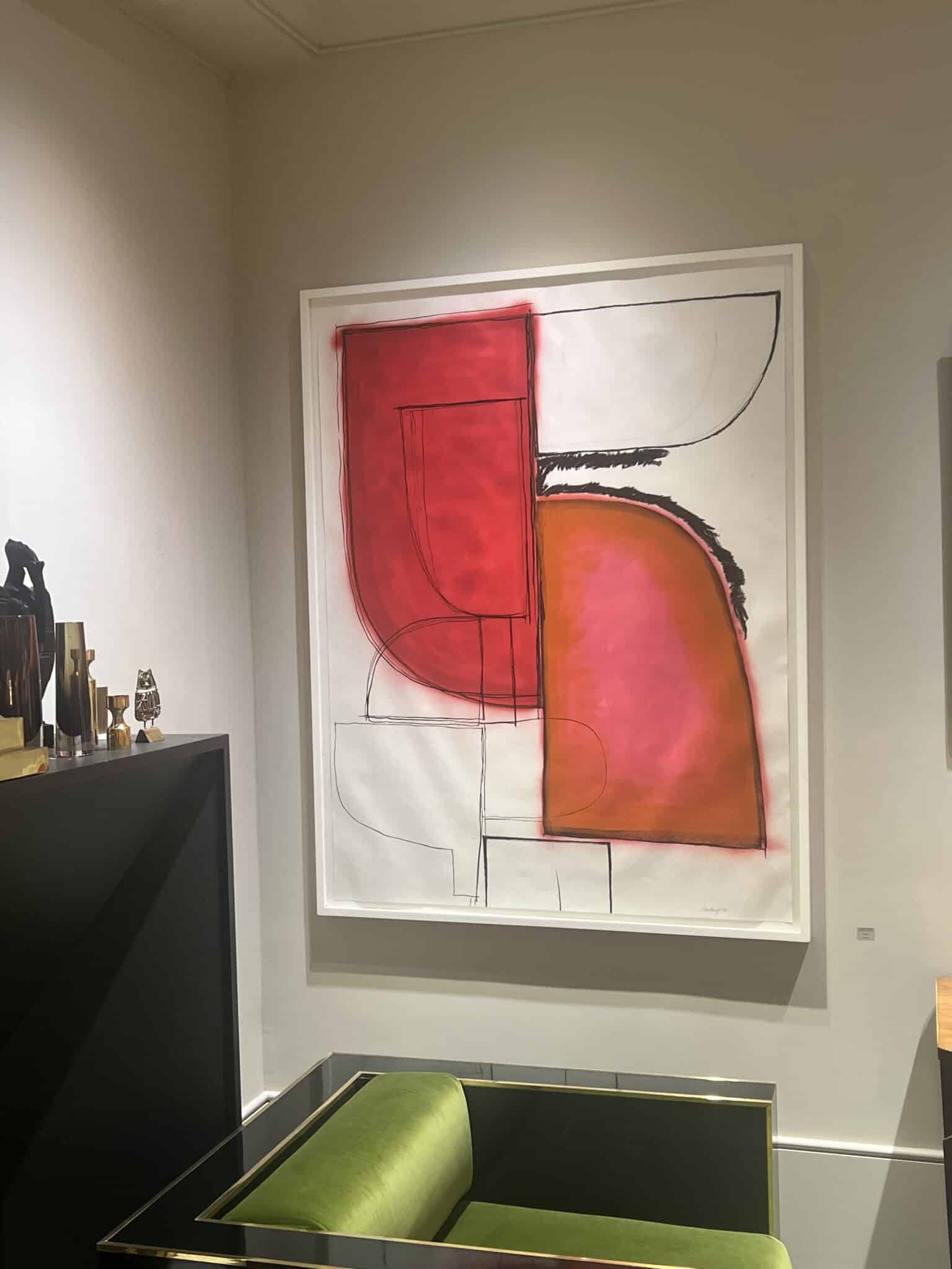 Niamh Barry 'Untiltled' 2018 ink,charcoal and paint on paper large