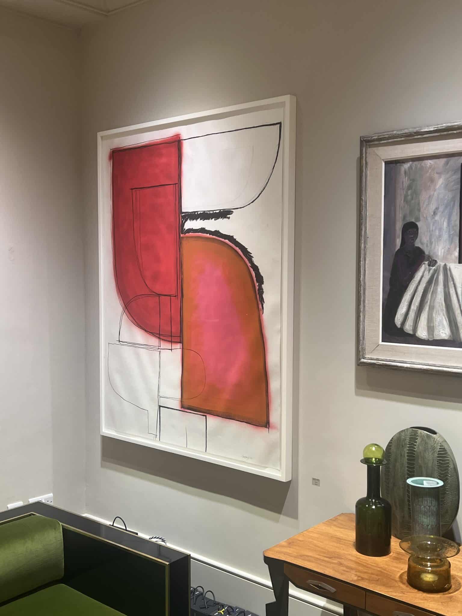 Niamh Barry 'Untiltled' 2018 ink,charcoal and paint on paper large