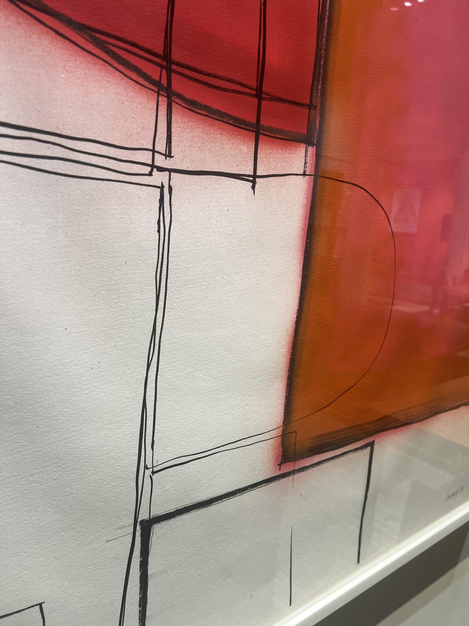 Niamh Barry 'Untiltled' 2018 ink,charcoal and paint on paper large