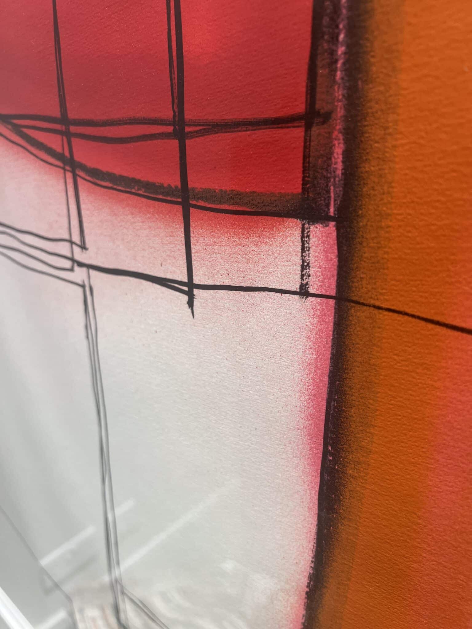 Niamh Barry 'Untiltled' 2018 ink,charcoal and paint on paper large