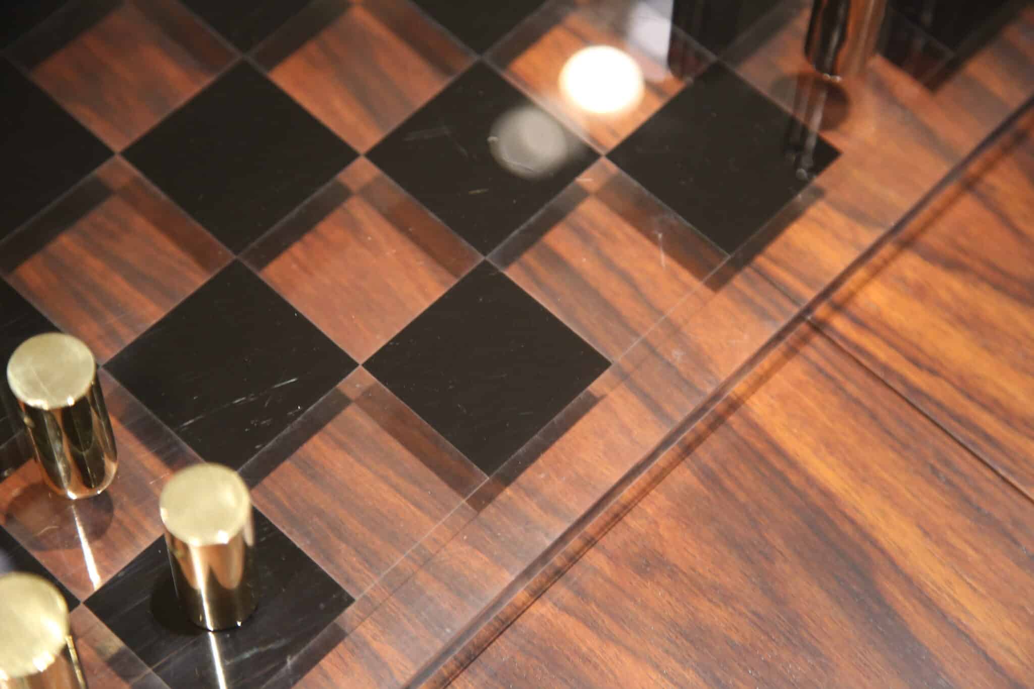 Designer Mid-century Chess Set. - Killian Mc Nulty