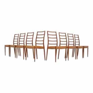 Niels Moller Teak model 82 side chairs